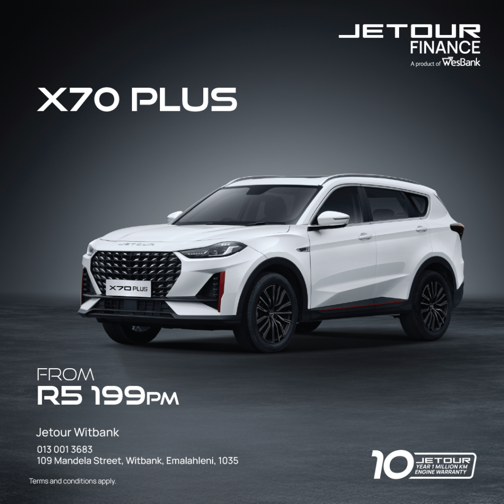 Jetour X70 Plus from Eastvaal Motors