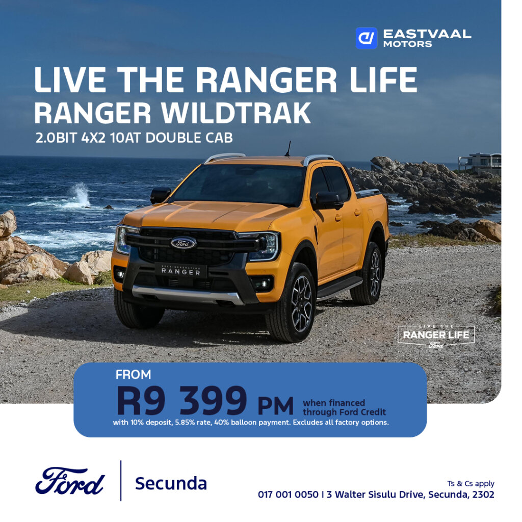 RANGER WILDTRAK 2.0BIT 4X2 10AT DOUBLE CAB from Eastvaal Motors